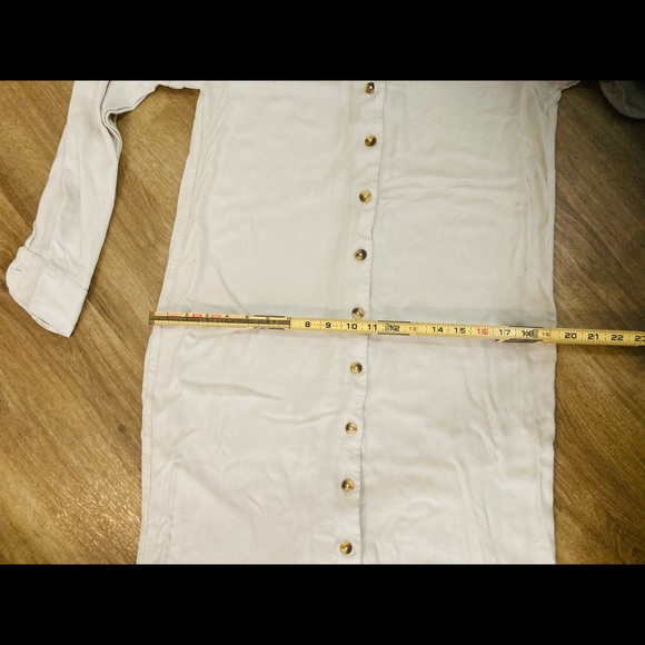 Vetiver Cream Button Up Maxi Dress - Picture 11 of 11